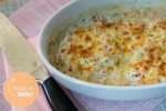 Tilapia-filet met boursin uit de oven